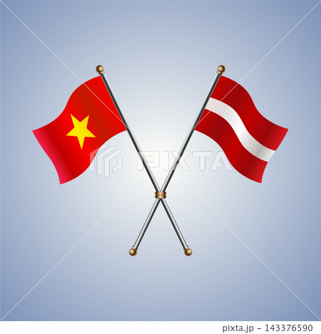 Vietnam and Latvia flag relations 143376590