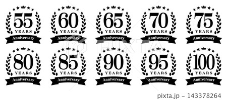 アニバーサリー「55周年60周年65周年70周年75周年80周年85周年90周年95周年100周年」 143378264