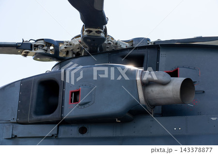 砕氷艦しらせ・搭載ヘリコプターのエンジン部 砕氷艦しらせ・搭載ヘリコプターのエンジン部 143378877