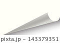 White Paper Page Curl Effect Background Texture 143379351