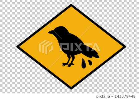 Watch your head, crow illustration Watch your head, crow illustration 143379449