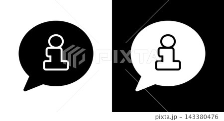 Information Icon In Speech Bubble Solid Icon Set. Customer Support, Help Desk, And Assistance Silhouette Symbol Collection. Communication And Guidance. Isolated Vector Illustration Information Icon In Speech Bubble Solid Icon Set. Customer Support, Help Desk, And Assistance Silhouette Symbol Collection. Communication And Guidance. Isolated Vector Illustration 143380476