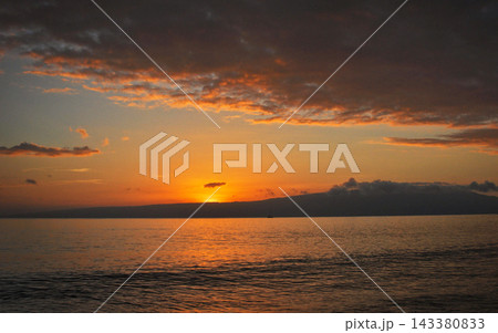 sunset over the sea 143380833
