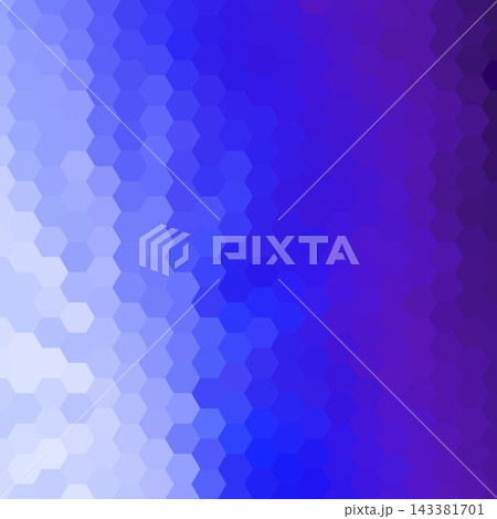 Abstract geometric background of hexagons with a gradient from light blue to dark purple color. EPS 10 Abstract geometric background of hexagons with a gradient from light blue to dark purple color. EPS 10 143381701