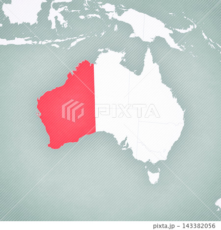 Map of Australia - Western Australia Map of Australia - Western Australia 143382056