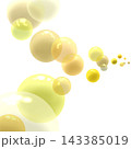 黄色の球体 143385019