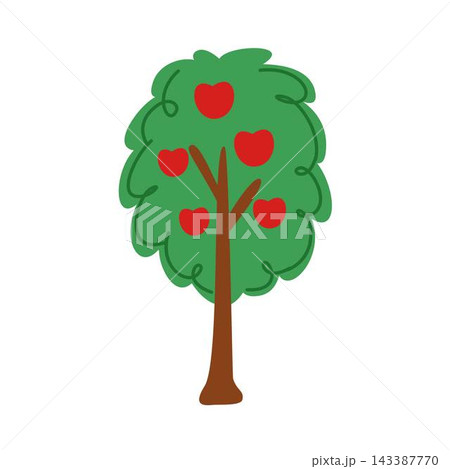 garden fruit tree apple 143387770
