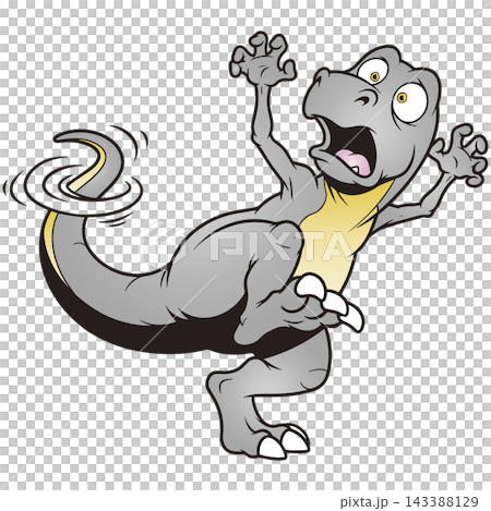 Fun dinosaur illustration ☆ Tyrannosaurus Fun dinosaur illustration ☆ Tyrannosaurus 143388129