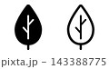 ベクター葉っぱ、リーフアイコンセット 143388775