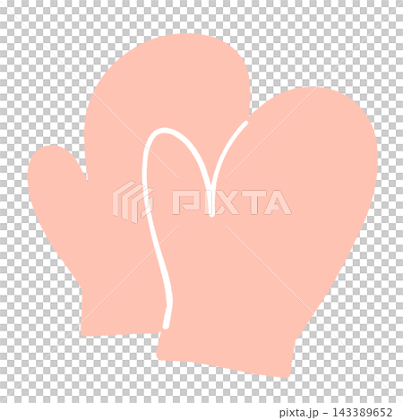 Illustration of pink gloves Illustration of pink gloves 143389652