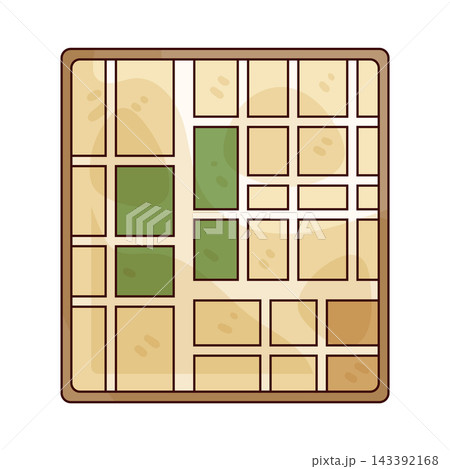 Illustration of Street Map 143392168