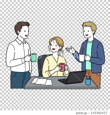 Office coffee break Office coffee break 143392417