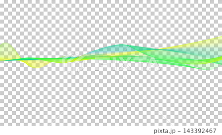 Flowing green wavy lines stand out against a white background that evokes images of ecology and freshness. Flowing green wavy lines stand out against a white background that evokes images of ecology and freshness. 143392467