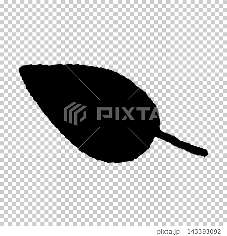 A simple illustration of a single leaf. A simple illustration of a single leaf. 143393092