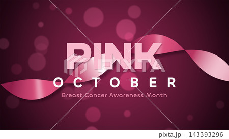 Pink October Breast Cancer Awareness 143393296
