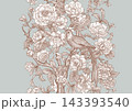 chinoiserie pattern with birds 143393540
