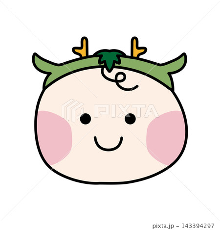 辰の帽子をかぶった赤ちゃん 辰の帽子をかぶった赤ちゃん 143394297