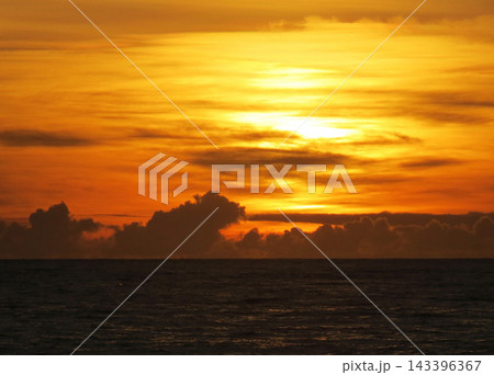 beautiful sunset on the sea beautiful sunset on the sea 143396367