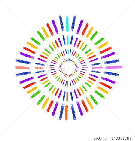 Colorful radial sunburst starburst pattern design Colorful radial sunburst starburst pattern design 143396793