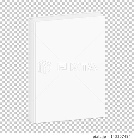Blank hardcover book mockup for cover design, branding, presentation. 3D hight realistic vector illustration isolated on white background. Scalable and editable without lose quality. EPS10. Blank hardcover book mockup for cover design, branding, presentation. 3D hight realistic vector illustration isolated on white background. Scalable and editable without lose quality. EPS10. 143397454