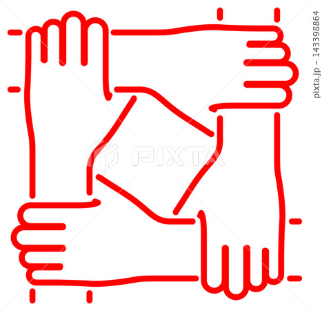 Teamwork or Hands Friends Teamwork or Hands Friends 143398864