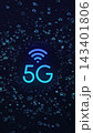 Vertical video. Network and communication concepts. 5G network digital technology. 3D motion graphics. 143401806