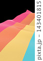 Vertical video. LGBT rainbow flag waving. 3D render. Wavy striped rainbow background. 143401815