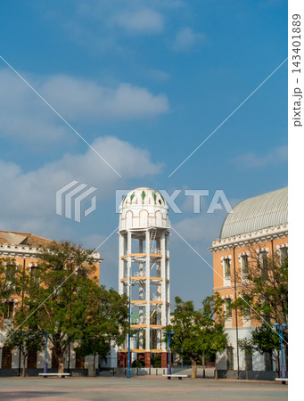 Historic Water Tower at Cuartel de Artilleria in Murcia Spain 143401889