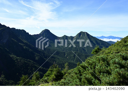 硫黄岳、横岳登山、八ヶ岳、長野県、山梨県 硫黄岳、横岳登山、八ヶ岳、長野県、山梨県 143402090