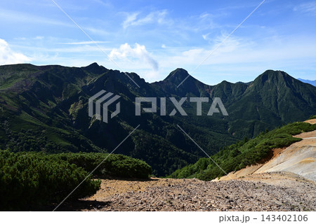 硫黄岳、横岳登山、八ヶ岳、長野県、山梨県 硫黄岳、横岳登山、八ヶ岳、長野県、山梨県 143402106