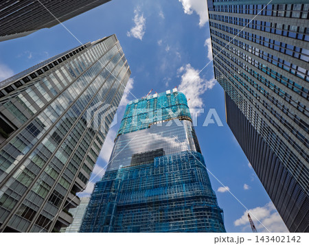 日本一高いビルとなる Torch Tower の建設現場(2026年10月撮影) 日本一高いビルとなる Torch Tower の建設現場(2026年10月撮影) 143402142