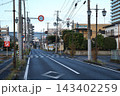 地方都市の静かな通り・いわき 143402259