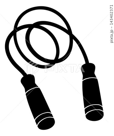 Jump Rope Fitness Exercise Training Icon 143402371