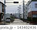 静かな住宅街の朝・いわき 143402436