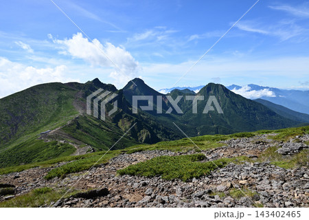 硫黄岳、横岳登山、八ヶ岳、長野県、山梨県 硫黄岳、横岳登山、八ヶ岳、長野県、山梨県 143402465