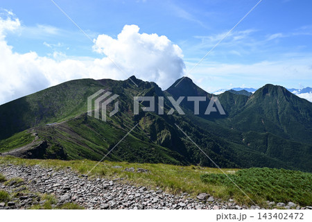 硫黄岳、横岳登山、八ヶ岳、長野県、山梨県 143402472