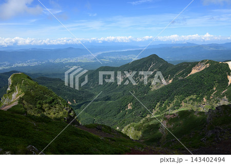 硫黄岳、横岳登山、八ヶ岳、長野県、山梨県 硫黄岳、横岳登山、八ヶ岳、長野県、山梨県 143402494