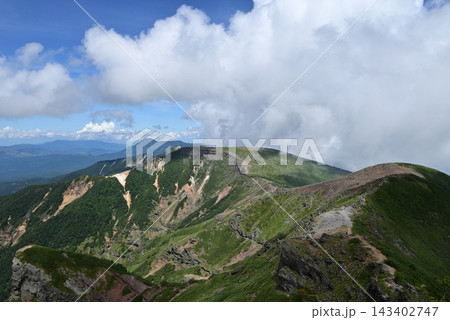 硫黄岳、横岳登山、八ヶ岳、長野県、山梨県 硫黄岳、横岳登山、八ヶ岳、長野県、山梨県 143402747