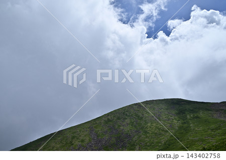 硫黄岳、横岳登山、八ヶ岳、長野県、山梨県 硫黄岳、横岳登山、八ヶ岳、長野県、山梨県 143402758