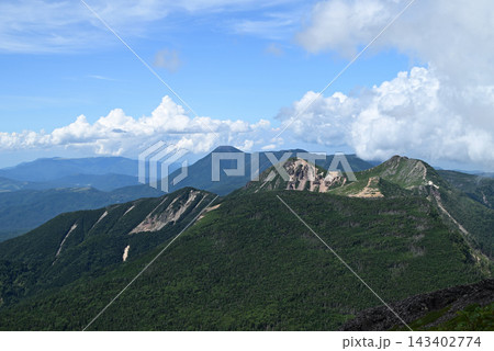 硫黄岳、横岳登山、八ヶ岳、長野県、山梨県 硫黄岳、横岳登山、八ヶ岳、長野県、山梨県 143402774
