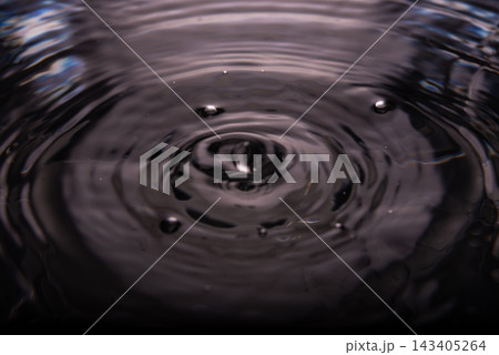 319.Droplet Impact on Dark Liquid with Radiating Ripples 143405264
