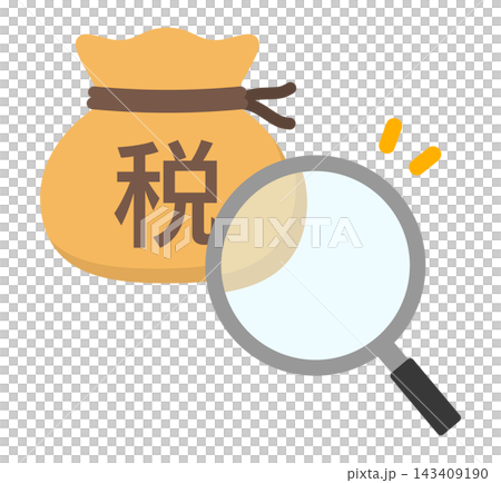 稅收和放大鏡 稅收和放大鏡 143409190