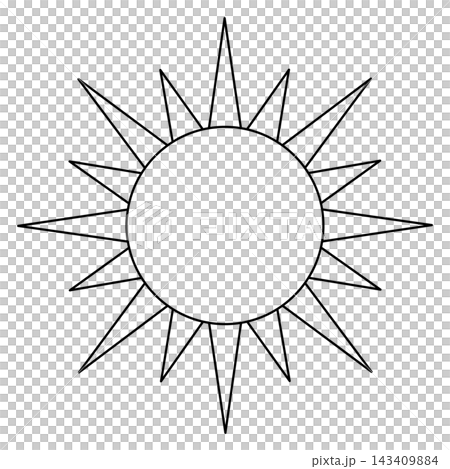 太陽のアイコン 143409884