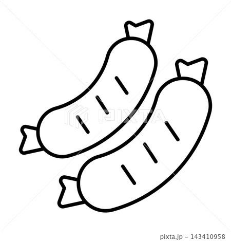 Sausage icon vector design templates simple and modern Sausage icon vector design templates simple and modern 143410958