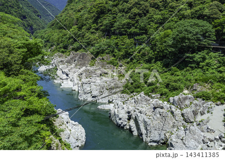 祖谷 大歩危峡 徳島県三好市 祖谷 大歩危峡 徳島県三好市 143411385