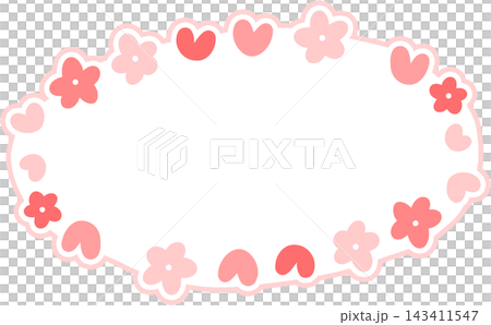 Cute flower frame Cute flower frame 143411547