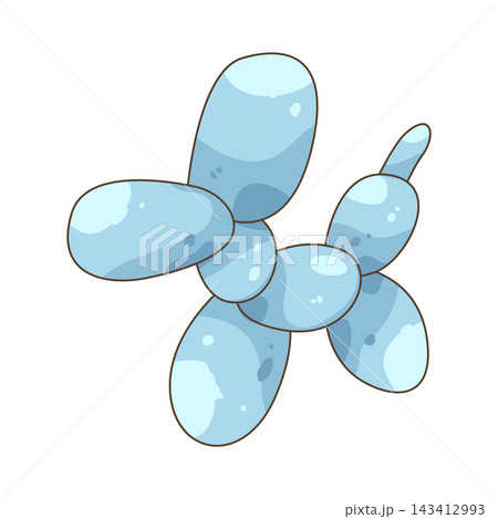 Illustration of balloon dog Illustration of balloon dog 143412993