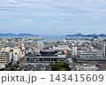 丸亀市周辺の瀬戸内海の風景 143415609