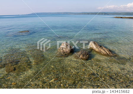 沖縄県東村のながはま海岸の風景 沖縄県東村のながはま海岸の風景 143415682