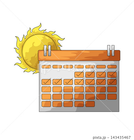 Illustration of Daily Routine Illustration of Daily Routine 143435467